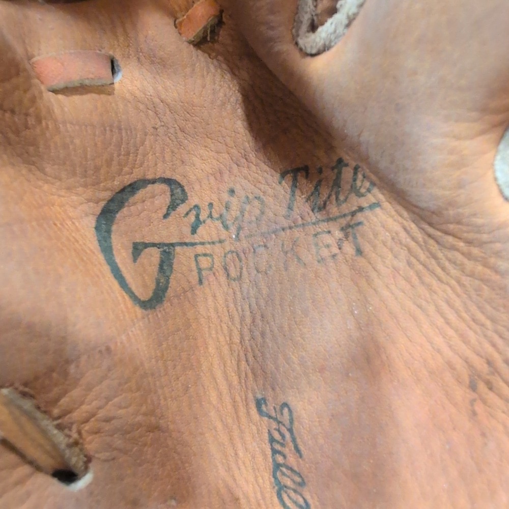 Diamond King S-204 Vintage Leather Baseball Glove Right Hand Throw Brown Japan - Picture 4 of 7